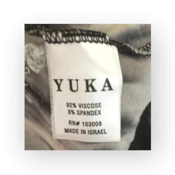 Yuka ★ Choice Cold Shoulder Top ★ Black Tie Dye ★ Medium ★ - Picture 10 of 16